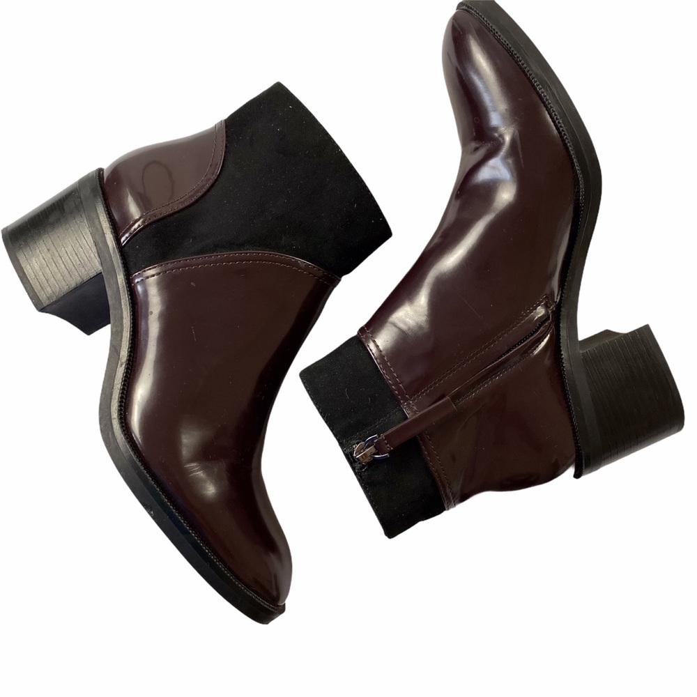 Zara Patent Bootie